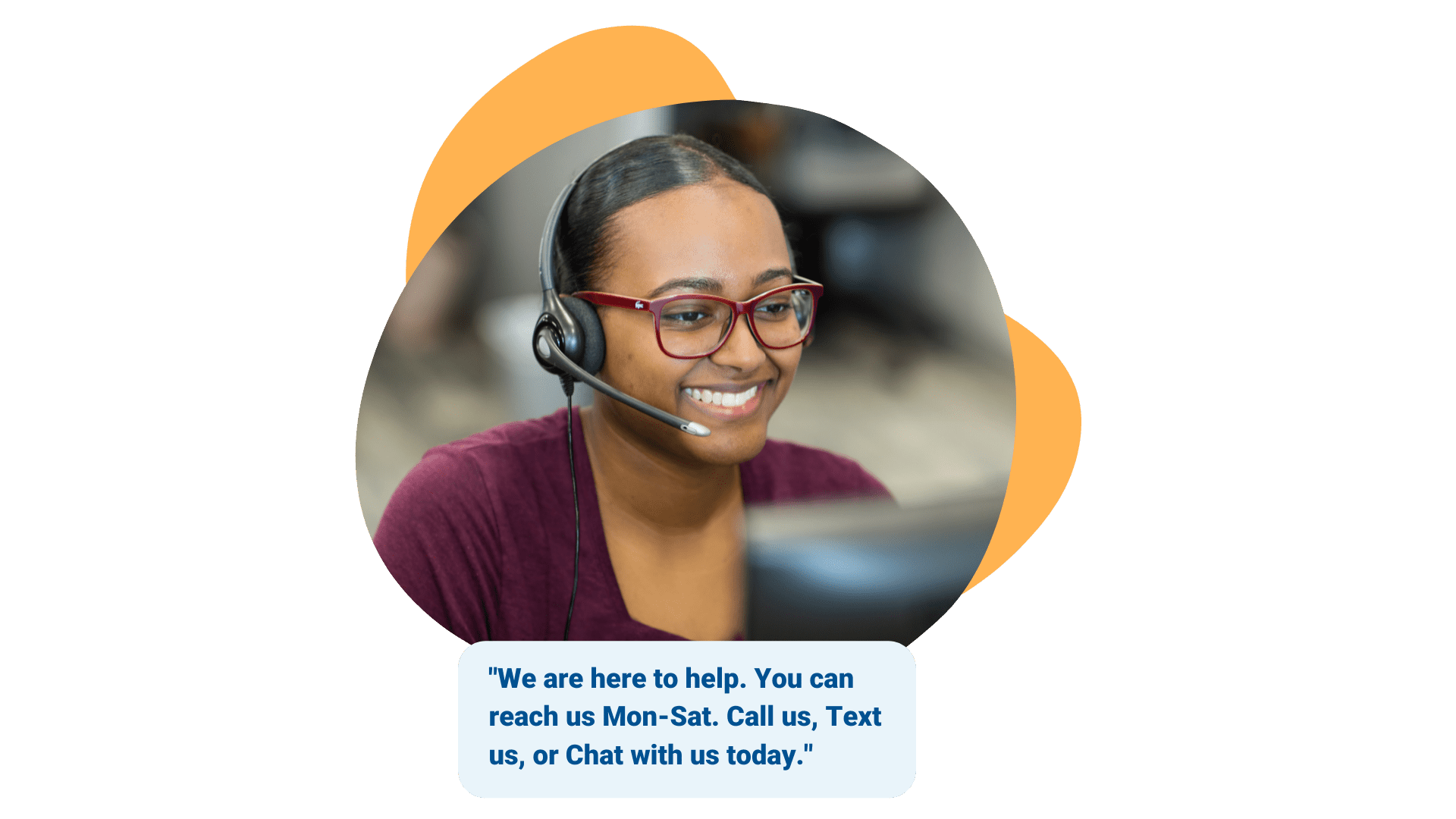 Delaware 211 - Delaware 211 Team Members are standing by to assist you with whatever you need might be Delaware 211 team members talks on the phone with a friend in need